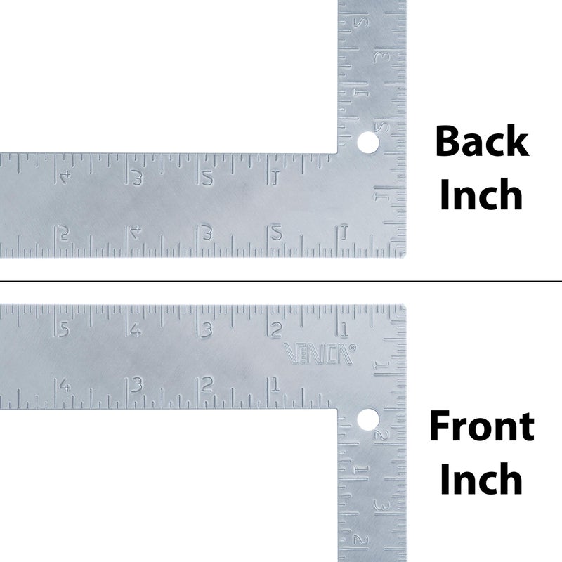 VINCA Framing L Shape Square, SCLS-1208 8 inch x 12 inch, Steel - Image 2